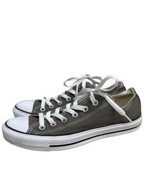 Converse Chuck Taylor All Star Low Top Sneakers Charcoal Gray Mens 7 Womens 9